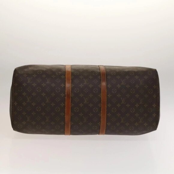 LOUIS VUITTON Monogram Keepall 60 Boston Bag M41422 LV Auth 136229 - Picture 7 of 16